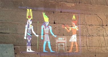 بالفيديو..متحف متروبوليتان بنيويورك يغازل معبدا أثريا بأسوان بالألوان المتحركة
