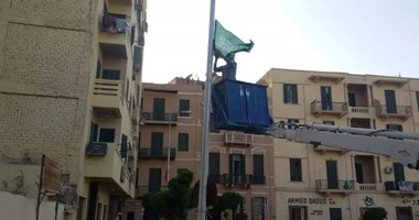 القاهرة تزين شوارع وسط البلد بأعلام مصر والسعودية تزامنا مع زيارة العاهل السعودى