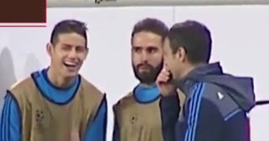 بالفيديو.. رودريجيز يثير الجدل بضحكة رغم خسارة ريال مدريد