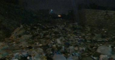 القمامة تملأ شارع جمال عبدالناصر ومطالبات بردم الرشاح فى السلام