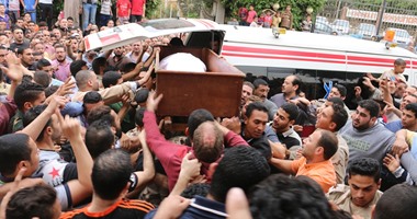 بالصور.. تشييع جنازة شهيد تفجيرات سيناء فى المنوفية