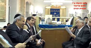 تداول فيديو لمجموعة يهودية ترتل ترانيم دينية داخل معبد على لحن "حسب وداد"