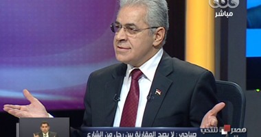 بالفيديو.. صباحى يهاجم أنصار السيسى خلال حواره لـ"CBC".. ويؤكد: بعض أنصار المشير من رجال مبارك وسرقوا مصر..و"مؤيدى السيسى" ترد: عبرت عن حقدك الدفين لمرشحنا..وهناك فرق بين من يريد العمل وآخر يثير الجدل