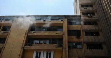 السيطرة على حريق بديوان وزارة التموين
