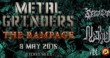 حفل ميتال 8 مايو فى ساقية الصاوى بعنوان "Metal Grinders"