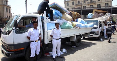 "أمن القاهرة" يشن حملات لإزالة الإشغالات أمام المنشآت الهامة والوزارات