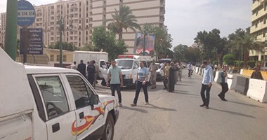 بلاغ سلبى بوجود قنبلة أمام ديوان عام محافظة أسيوط