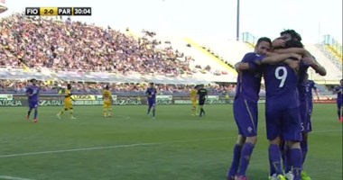 بالفيديو.. فيورنتينا يُنهى الشوط الأول من مواجهة بارما 2/0