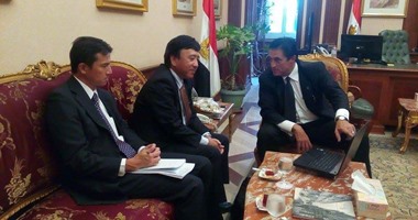 محافظ الإسكندرية يستقبل السفير اليابانى لبحث سبل التعاون بين البلدين