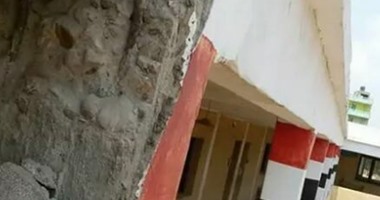 قارئ يحذر عبر "واتس آب اليوم السابع": مدرسة على وشك الانهيار بالدقهلية