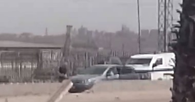 "واتس آب اليوم السابع": فيديو لسطو مسلح على سيارة نقل أموال بالجيزة