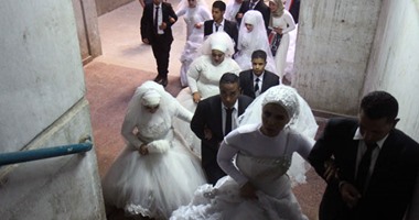 بالفيديو.. إطلاق العرس الجماعى الأول لـ25 عروسة بمبادرة "مصر بلا غارمات"