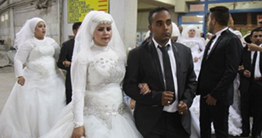 إطلاق العرس الجماعى الأول لـ25 عروسة بمبادرة "مصر بلا غارمات"