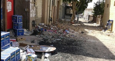 "واتس آب اليوم السابع".. انتشار أكوام القمامة فى مدينة رأس سدر السياحية