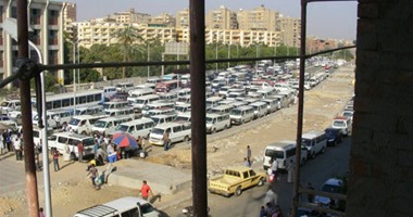 "اليوم السابع واتس آب": ازدحام مرورى بسبب موقف "ميكروباص" بمنطقة الأهرامات