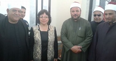 رئيسة مدينة ههيا تشارك فى افتتاح مسجد بالجهود الذاتية بالشرقية
