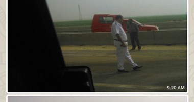 "واتس آب اليوم السابع": تصادم سيارتين بطريق مصر إسكندرية الصحراوى