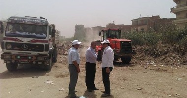 حملة مكبرة لإزالة المخلفات من منطقة الجمباز بالزقازيق