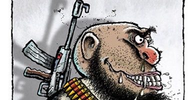 بالصور.. إيران تستضيف مسابقة لرسوم الكاريكاتير حول داعش