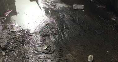 "واتس آب اليوم السابع": بالصور.. تراكم مياه الصرف الصحى بزهراء عين شمس