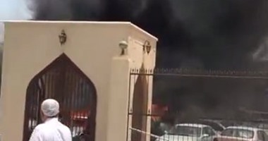 ننشر أول فيديو لتفجير مسجد للشيعة بالسعودية
