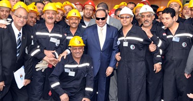 الرئيس السيسى يفتتح تطوير وتحديث ترسانة الإسكندرية البحرية