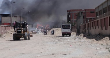 السيطرة على حريق بمخزن بمنطقة الهانوفيل فى الاسكندرية دون إصابات