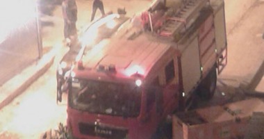 "واتس آب اليوم السابع": حريق يلتهم "فرح شعبى" بسوق الخضار بالزاوية الحمراء