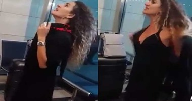بالفيديو.. مقطع “مقزز” جديد لسيدة المطار: “أنا شوارعية وهاردحلكم”