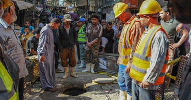 بالفيديو والصور.. وصول الغطاسين لشارع السلك بالمعصرة لانتشال جثة الطفل