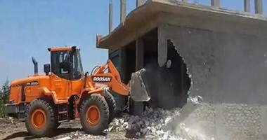 حملة إزالات على الأراضى الزراعية بكفر الشيخ