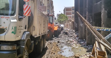 استجابة لليوم السابع.. الوحدة المحلية ببشتيل تخلى محيط المدارس من القمامة