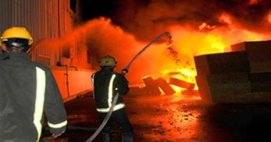 إصابة العشرات فى حريق هائل بكفر الدوار بسبب انفجار برميل سولار