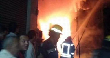 "الإسعاف" تنقل مصابين فى حريق الغورية لمستشفى الحسين الجامعى