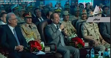 السيسى: نحتاج لتنفيذ 264 شونة لتغطية كل الشون الترابية فى مصر