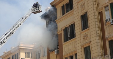 شهود عيان: تفحم 4 مكاتب بمبنى المالية وماس كهربى بجهاز تكييف وراء الحريق