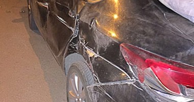 إصابة 7 أشخاص فى حادث تصادم سيارتين بالمنيا