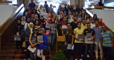 بالصور.. طلاب جامعة أكتوبر يشاركون بالمئوية الرابعة لشكسيبر فى الإسكندرية