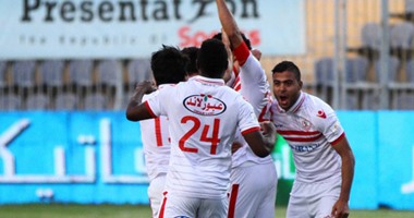 الزمالك يتقدم على بتروجت بهدف فى الشوط الأول