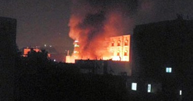 شهود عيان لـ"النيابة": ماس كهربائى بـ"عربة كبدة" وراء حريق سوق الغورية