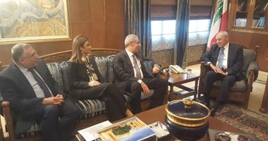 رئيس "النواب اللبنانى" يبحث مع طارق قابيل وسحر نصر التعاون الاقتصادى