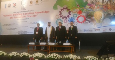 وزير التعليم العالى يفتتح مؤتمر مجتمع المعرفة والابتكار المصرى