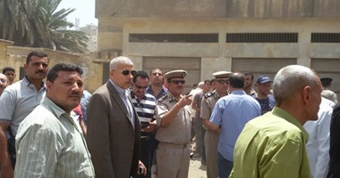 بالصور.. مدير أمن الغربية يتفقد آثار حريق مستشفى مبرة المحلة