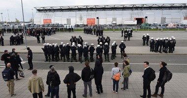 اشتباكات بين متظاهرين والشرطة الألمانية خلال تجمع مناهض للهجرة