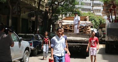 محافظة القاهرة تزيل الإشغالات بشوارع التوفيقية والألفى والبورصة