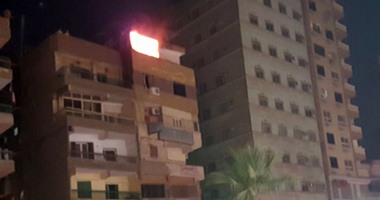 الحماية المدنية تسيطر على حريق شقة سكنية بفيصل بلا إصابات