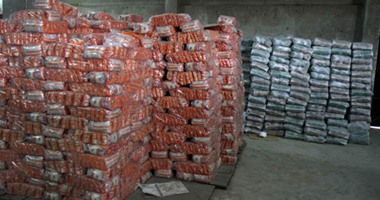 مصادرة 46 طن أرز شعير و960 عبوة منشطات جنسية فى حملات تموينية بالغربية