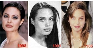 قصات شعر إنجلينا جولى ..كيف تغير لوك "سفيرة الإنسانية" من 1986 ل2016؟