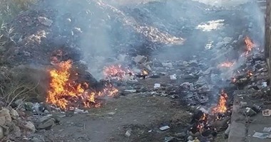 محافظة شمال سيناء: سحابة الدخان بسماء العريش بسبب اشتعال مقلب قمامة 