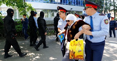 احتجاز العشرات خلال احتجاجات فى يوم الاستقلال بقازاخستان